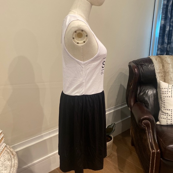 Stussy Womens Dress Large White Black Boy Beater Streetwear Skate Casual Adult. - Picture 6 of 6